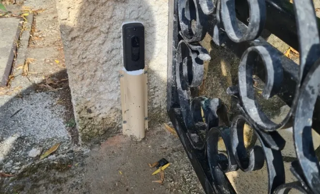 GMC HABITAT est intervenu pour réaliser l'installation d'une motorisation d'un portail battant à HYERES , Toulon, GMC HABITAT